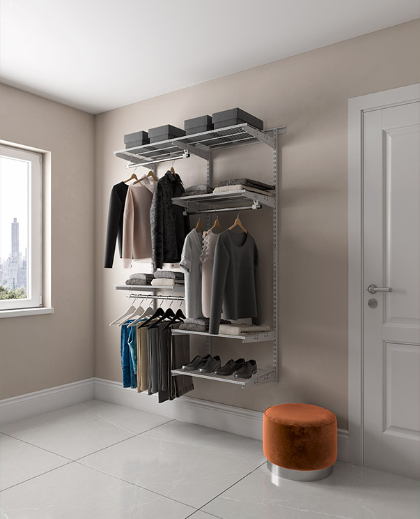 Гардеробная система Optima G120 белая — изображение 4