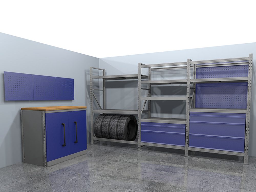Системы хранения инструмента для гаража