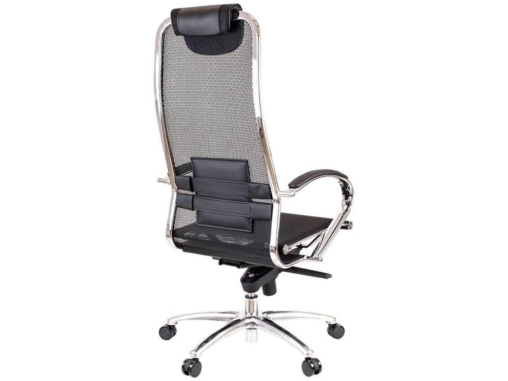 Кресло руководителя Deco ткань-сетка черная — изображение 3