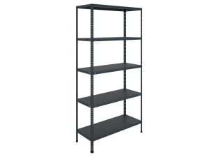 Стеллажи MS Standart черный (500 кг на стеллаж, до 100кг. на полку)